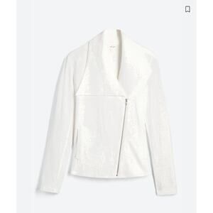 Tribal Bardeux White Knit Jacket Size Medium